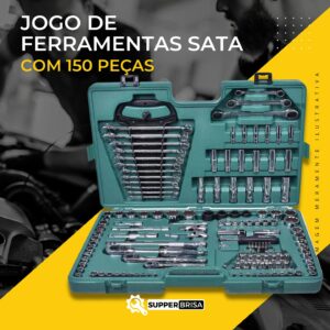 Jogo de Ferramentas Sata 150 Peças