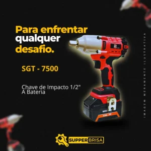 Chave de Impacto 1/2" SGT-7500 a Bateria