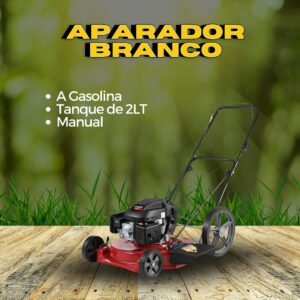 Aparador de Grama a Gasolina Branco