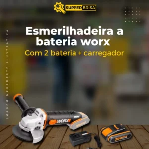 Esmerilhadeira a Bateria Worx