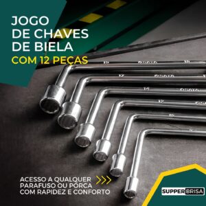 Jogo de Chaves de Biela 12 Peças