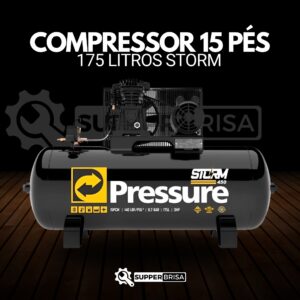 Compressor Pressure Storm 175L 15 Pés