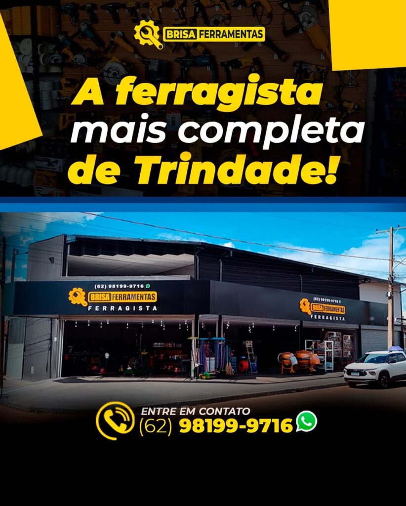 Fachada da Brisa Ferramentas em Trindade-GO