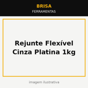 Rejunte Flexível Cinza Platina 1kg